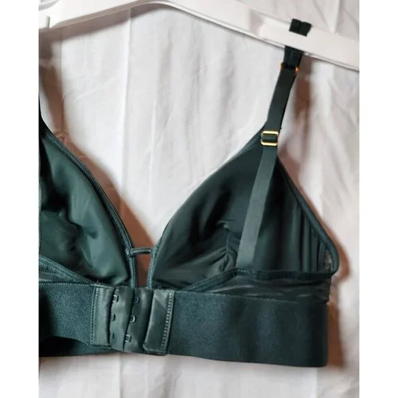 New Lively Women's Green Wireless Lightly Line Bra Adjustable Straps Size S - Picture 4 of 4